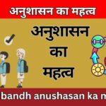 अनुशासन का महत्व hindi nibandh anushasan ka mahatva