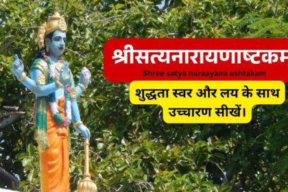 श्रीसत्यनारायणाष्टकम् Shree satya naraayana ashtakam